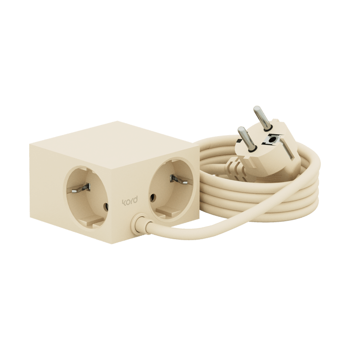 Cuboid przedłużacz 2 m, Pearled Ivory Kord