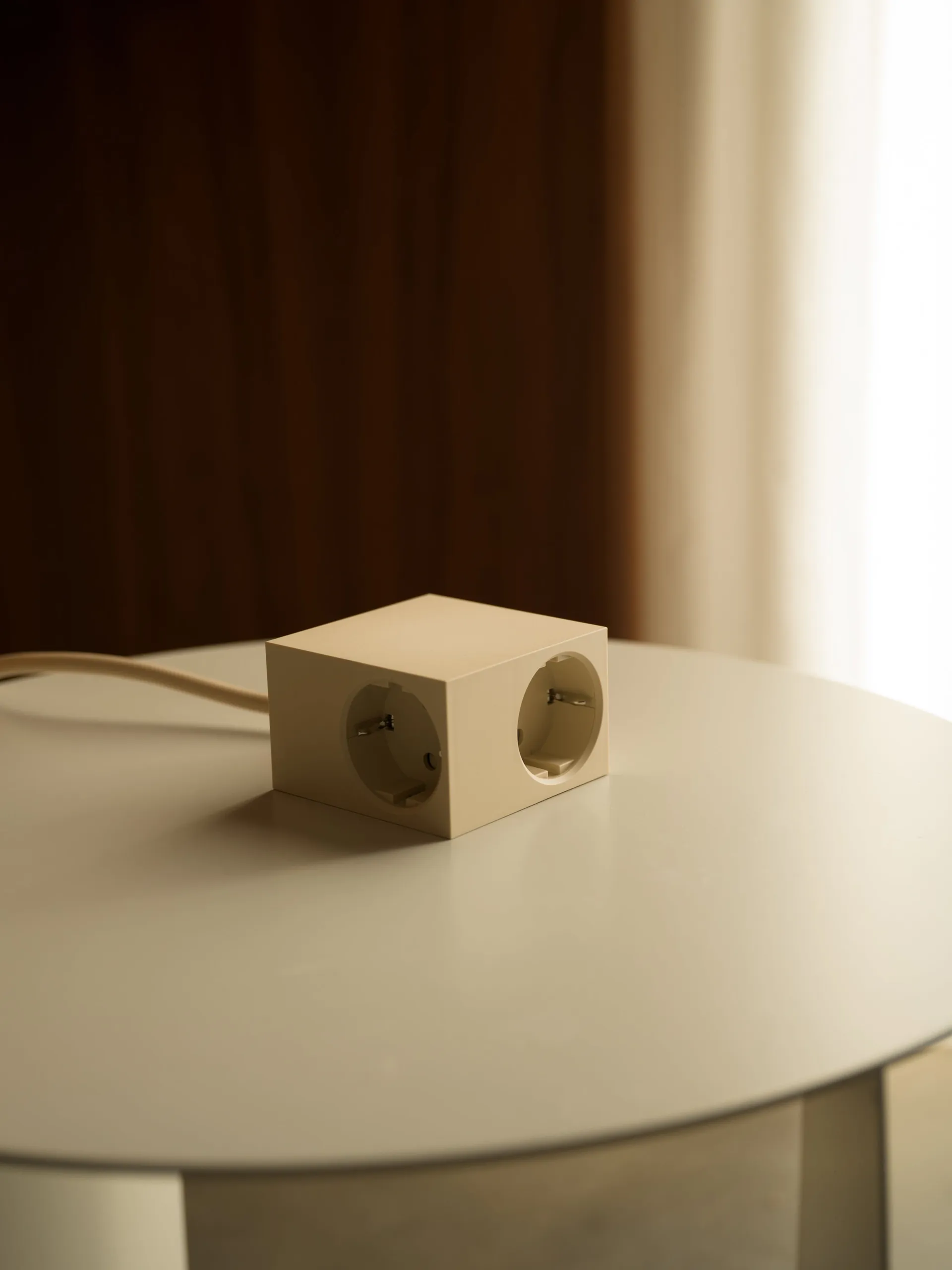 Cuboid przedłużacz 2 m, Pearled Ivory Kord