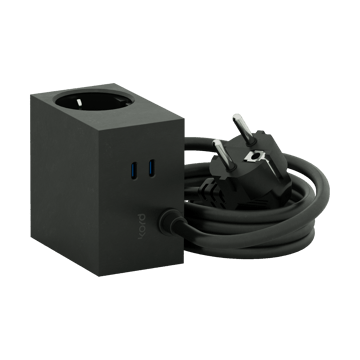 Cuboid+ przedłużacz USB-C 30W 2 m - Black - Kord