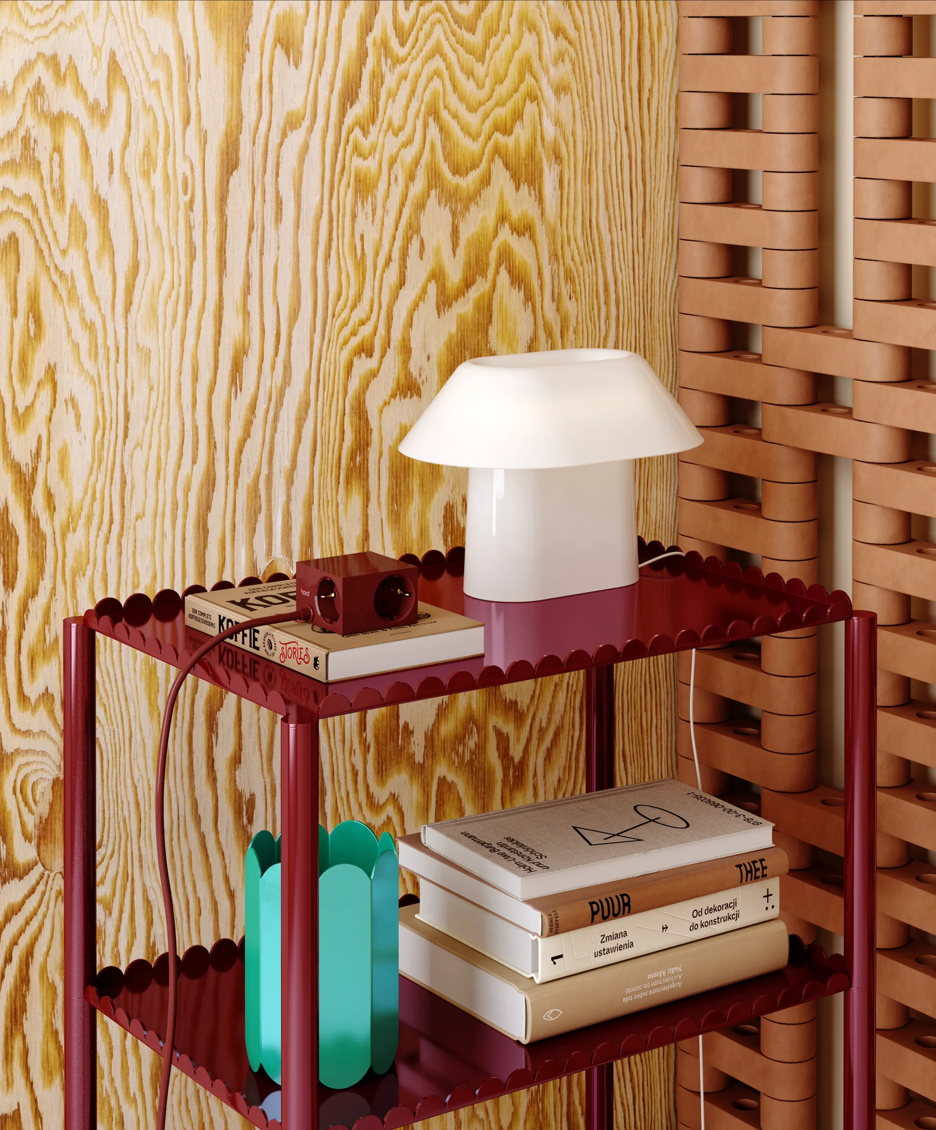 Cuboid+ przedłużacz USB-C 30W 2 m, Fired Brick Kord