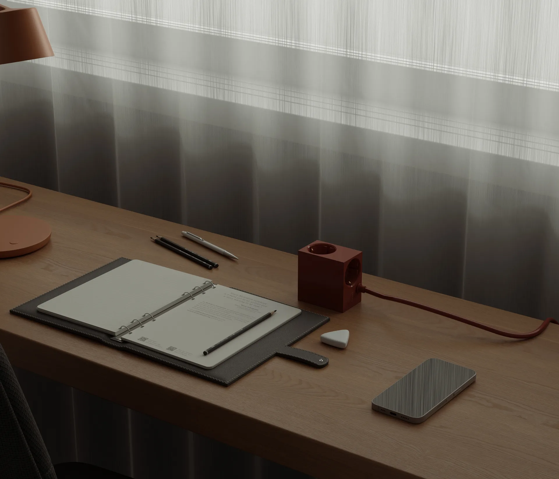 Cuboid+ przedłużacz USB-C 30W 2 m, Fired Brick Kord