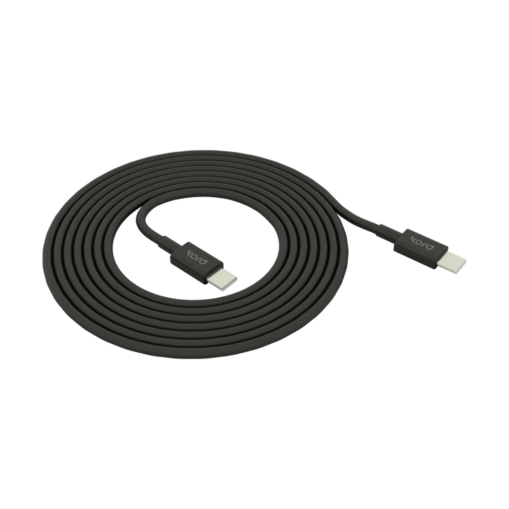 Kord USB-C do USB-C kabel do ładowania 1,8 m - Black - Kord
