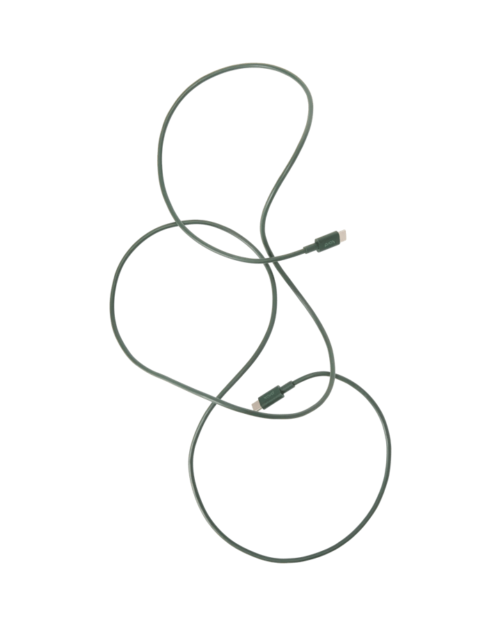 Kord USB-C do USB-C kabel do ładowania 1,8 m, Dark Green Kord