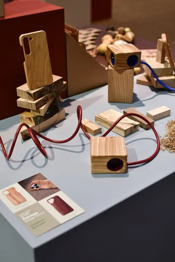 Obudowa na listwę zasilającą Cuboid+ Kord x Bark woodencase - Bark - Kord