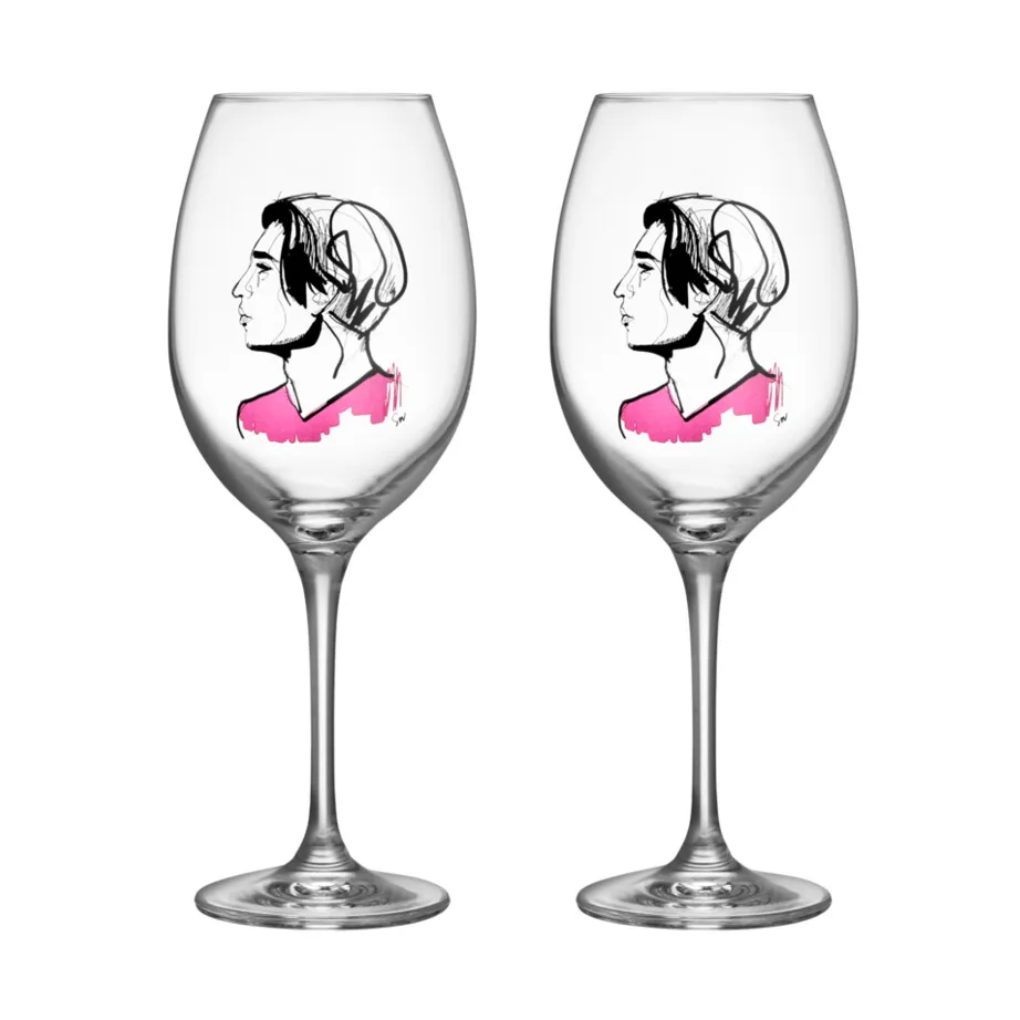 All about you kieliszki do wina 520 ml, 2‑pak, Embrace him Kosta Boda