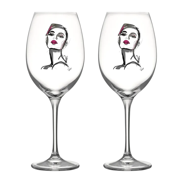 All about you kieliszki do wina 520 ml, 2‑pak - Hold you - Kosta Boda