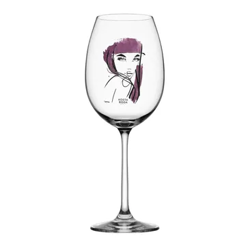 All about you kieliszki do wina 520 ml, 2‑pak - purpurowo - czerwony - Kosta Boda