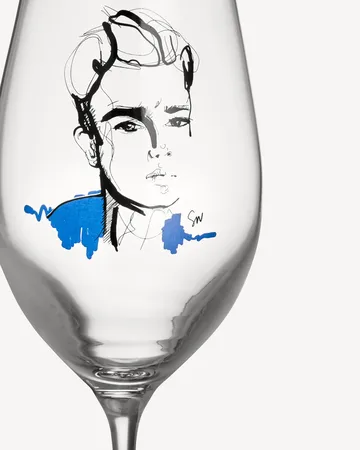 All about you szklanki do piwa 400 ml, zestaw 2 sztuk - Celebrate him - Kosta Boda
