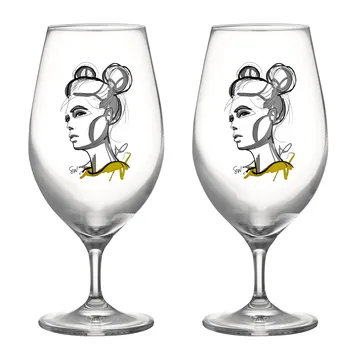 All about you szklanki do piwa 400 ml, zestaw 2 sztuk - Cheers to you - Kosta Boda