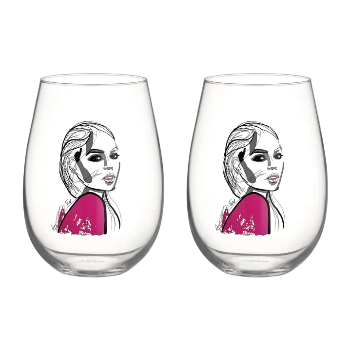 All about you szklanki do whisky 570 ml, 2‑pak - Next to you - Kosta Boda