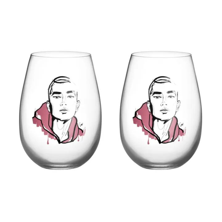 All about you szklanki typu tumbler 570 ml, 2‑pak - Close to him - Kosta Boda