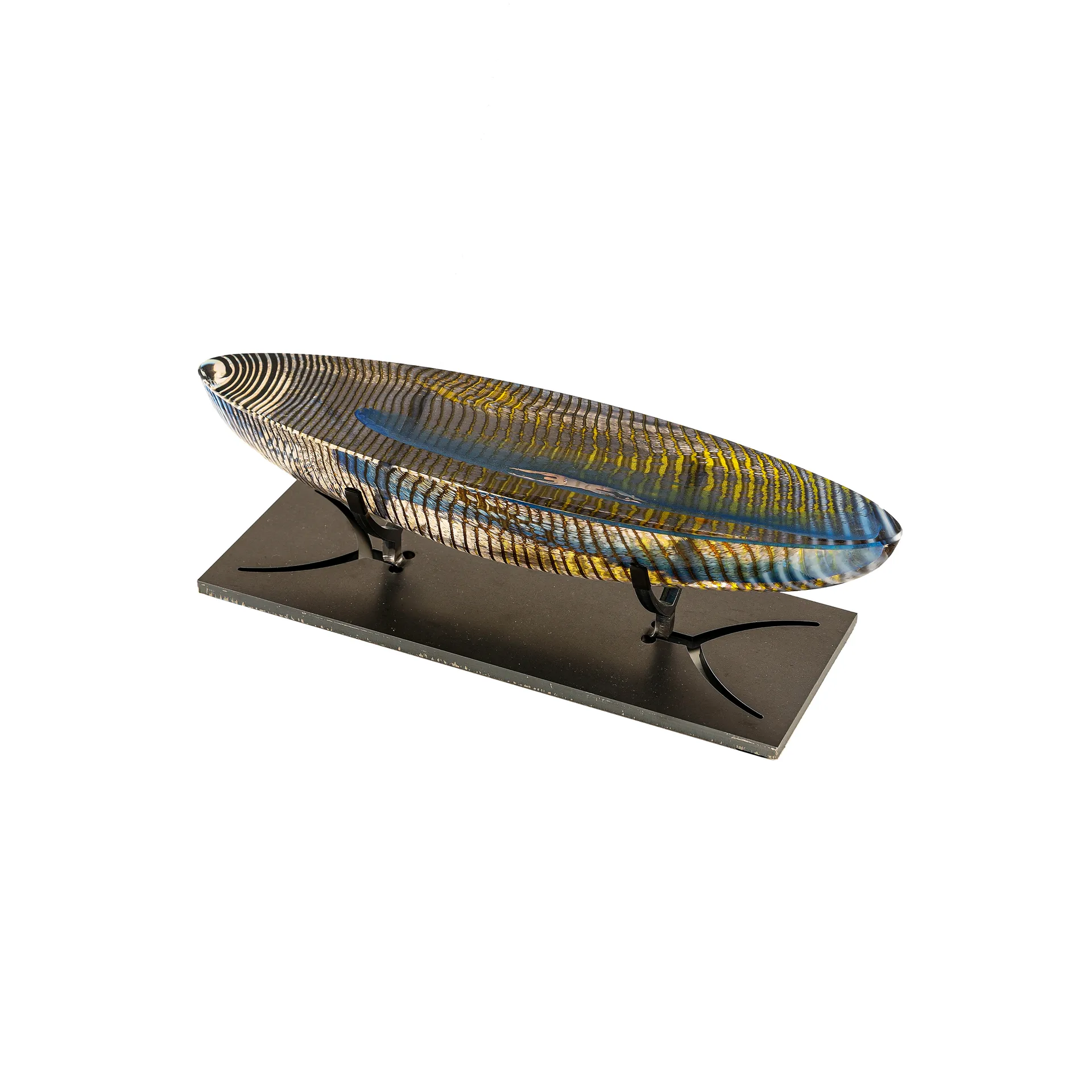 BV Caspar Boat szklana rzeźba, Przezroczysty Kosta Boda