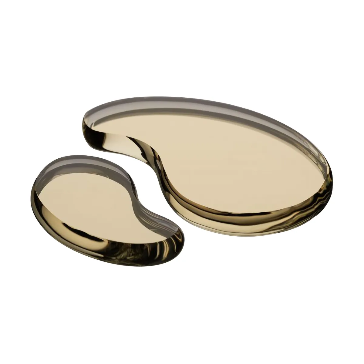 Dekoracyjny obiekt Tears of Joy, 2-częściowy, Złoto Kosta Boda