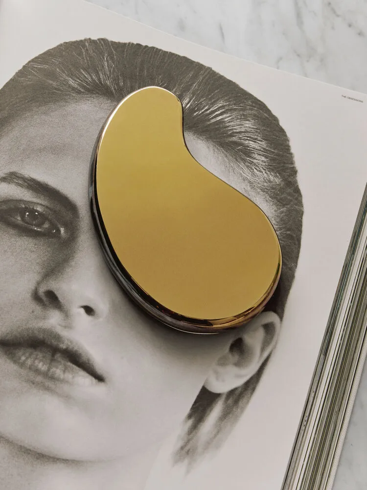 Dekoracyjny obiekt Tears of Joy, 2-częściowy, Złoto Kosta Boda