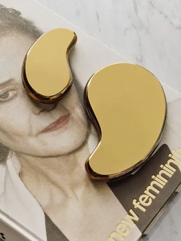 Dekoracyjny obiekt Tears of Joy, 2-częściowy - Złoto - Kosta Boda