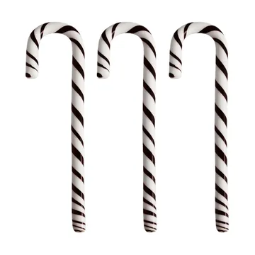 Element do zawieszenia Polka 17 cm 3-pak - Biało-czarny - Kosta Boda