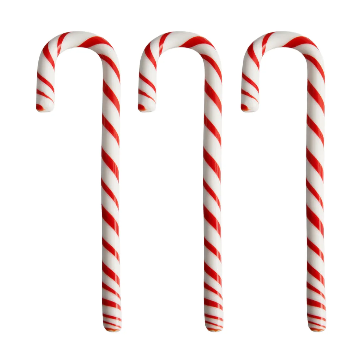 Element do zawieszenia Polka 17 cm 3-pak, Biało-czerwony Kosta Boda