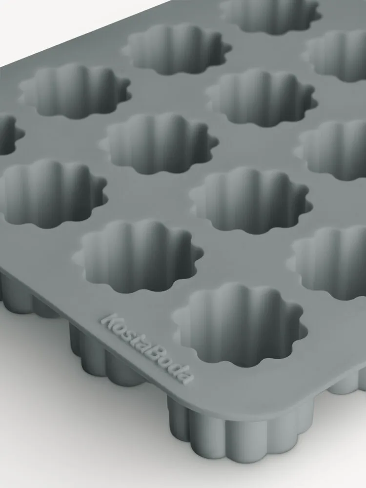 Forma do kostek lodu Viva, 16 przegródek 13 cl, Antracyt Kosta Boda