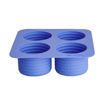 Forma do kostek lodu Viva, 4 przegródki 13 cl - Morski błękit - Kosta Boda