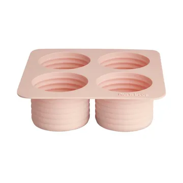 Forma do kostek lodu Viva, 4 przegródki 13 cl - Pudrowy róż - Kosta Boda