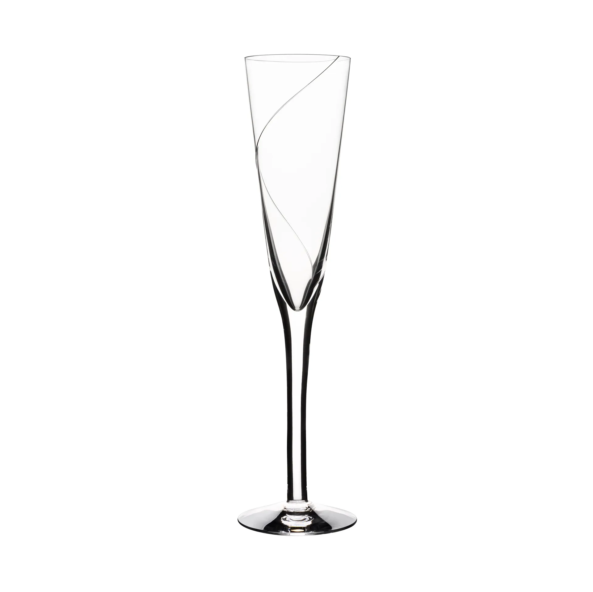 Kieliszek do szampana Line 15 cl, Przezroczysty Kosta Boda