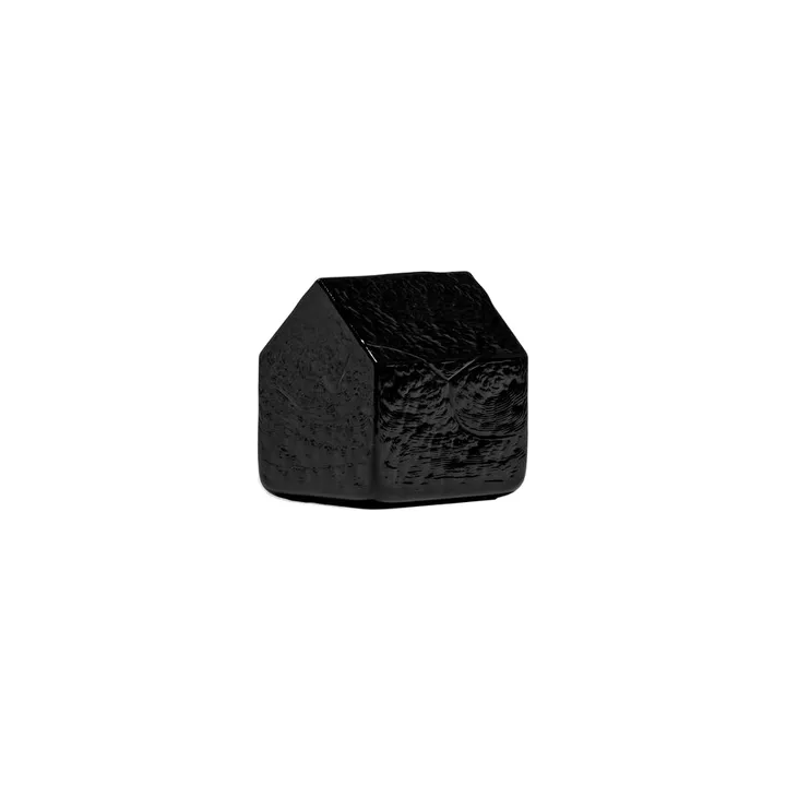 Kosta dom - Czarny, 7,5 cm - Kosta Boda