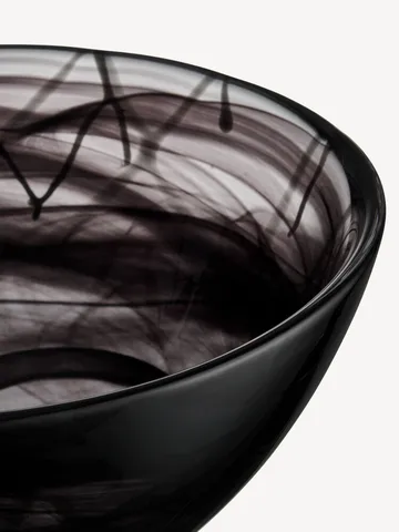 Miska Contrast 230 mm - Czarna - Kosta Boda