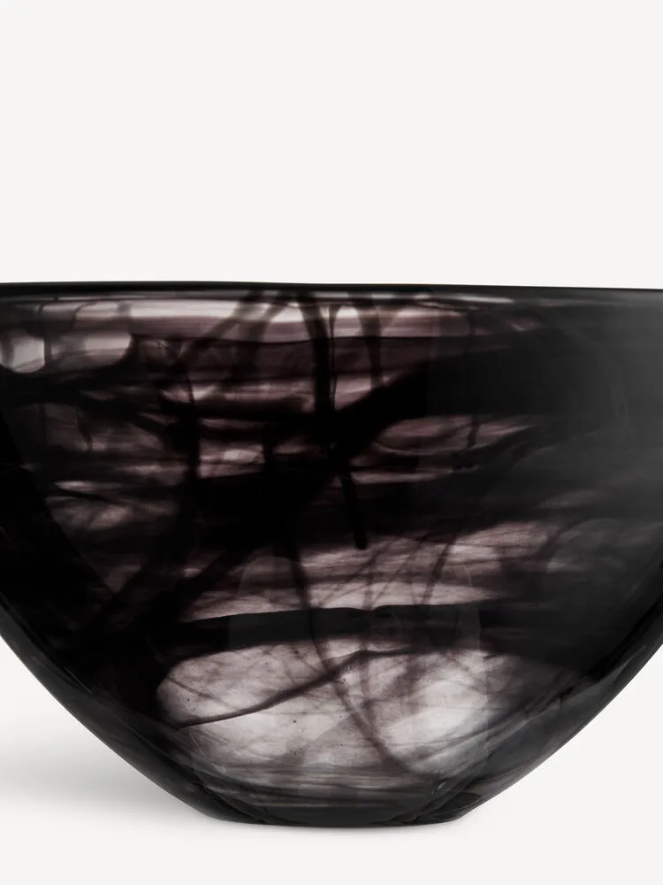 Miska Contrast 230 mm, Czarna Kosta Boda