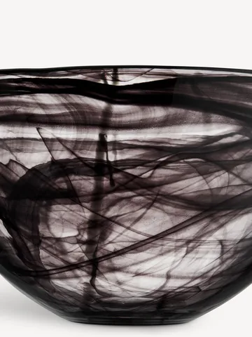 Miska Contrast 350 mm - Czarna - Kosta Boda
