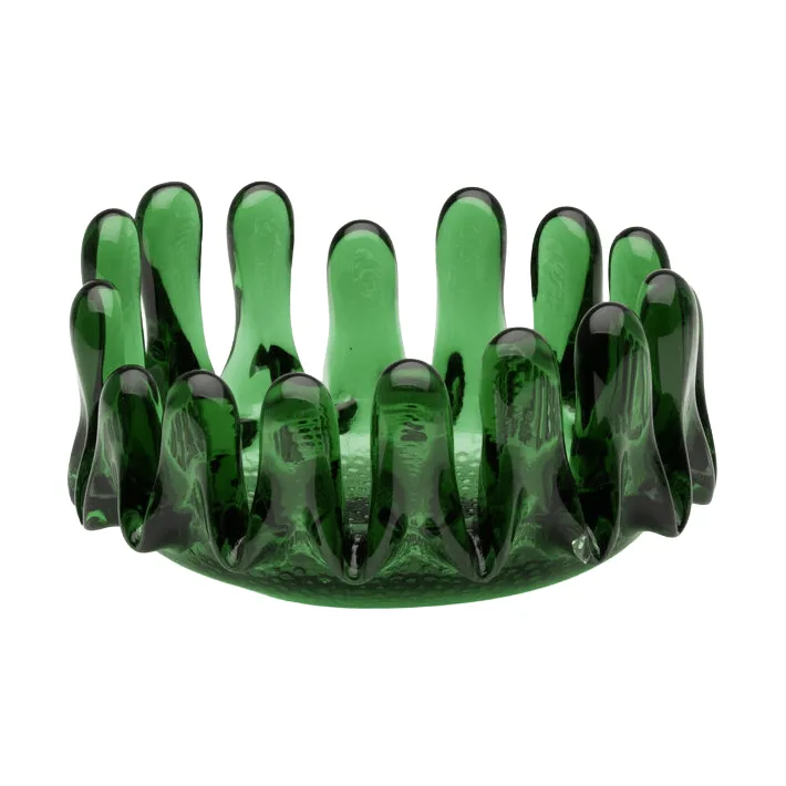 Miska Solros - Smaragdowy, 7,5 cm - Kosta Boda
