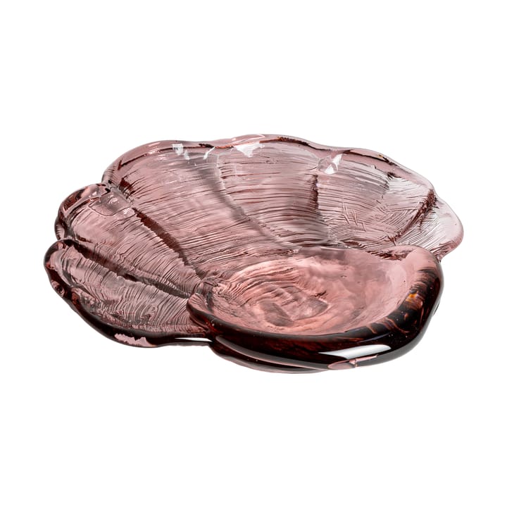 Naczynie szklane w kształcie małży 30x33 cm - Różowy - Kosta Boda