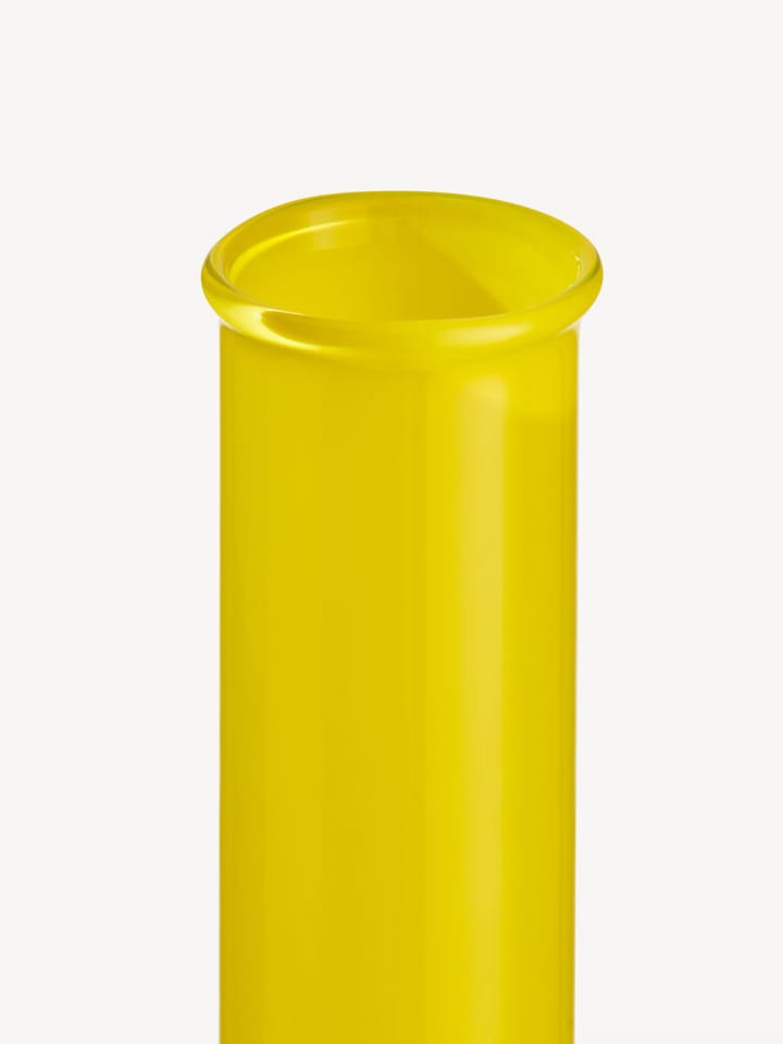 Okrągły butelkowy wazon Lab 31,5 cm, Żółty Kosta Boda