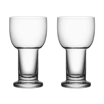 Picnic szklanki 480 ml 2‑pak - Przezroczysty - Kosta Boda
