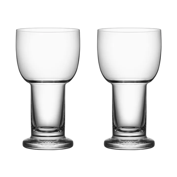 Picnic szklanki 480 ml 2‑pak - Przezroczysty - Kosta Boda