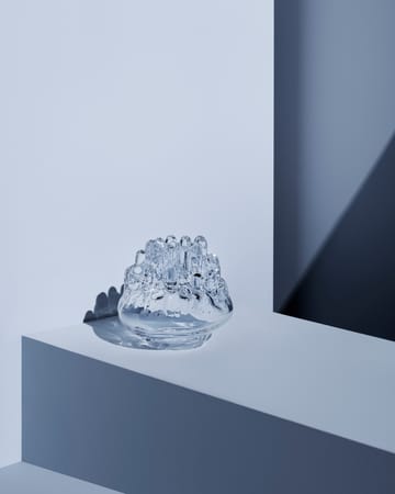 Polar mały świecznik 19 cm - Przezroczysty - Kosta Boda