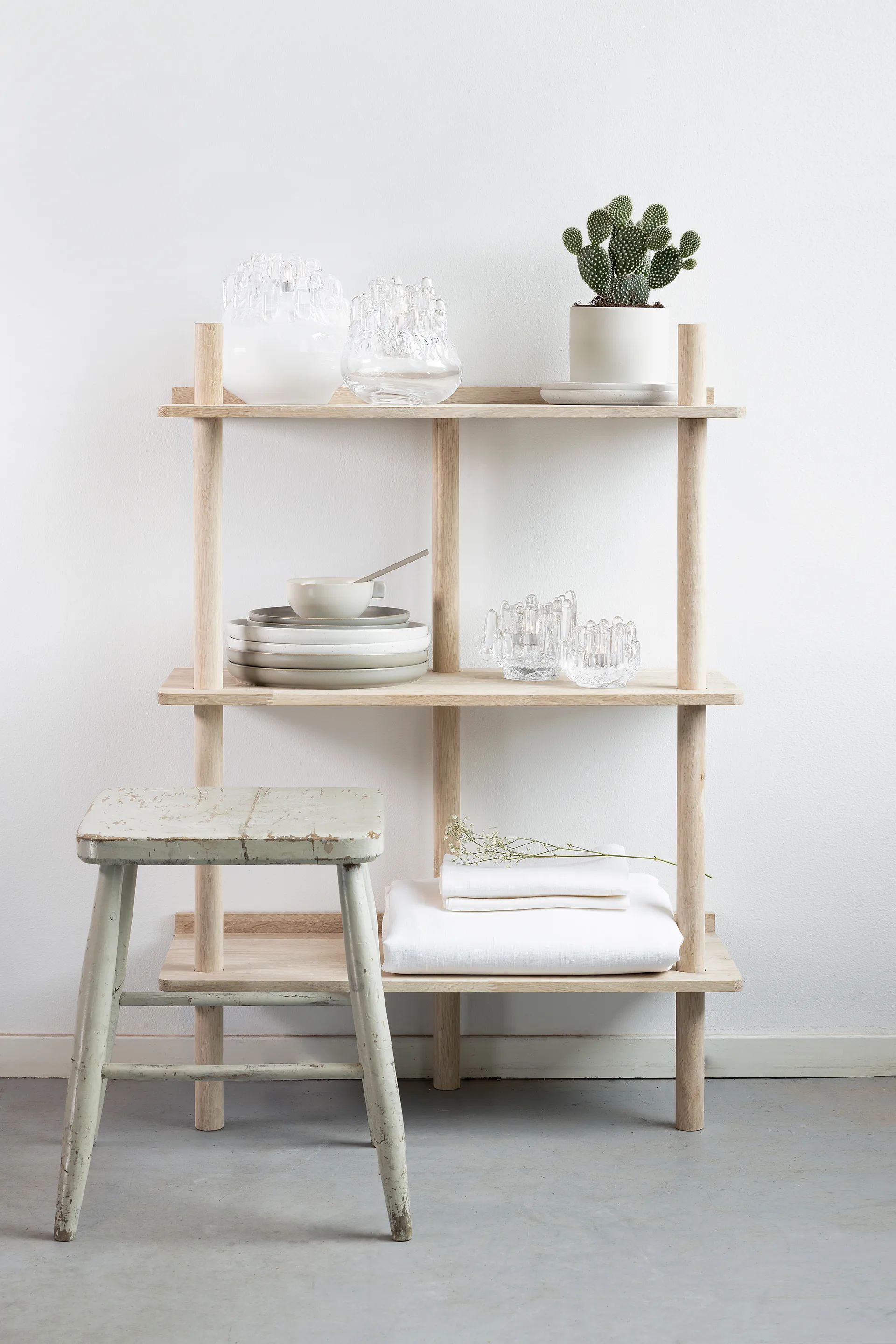 Polar - świecznik 112 cm, Przezroczysty Kosta Boda