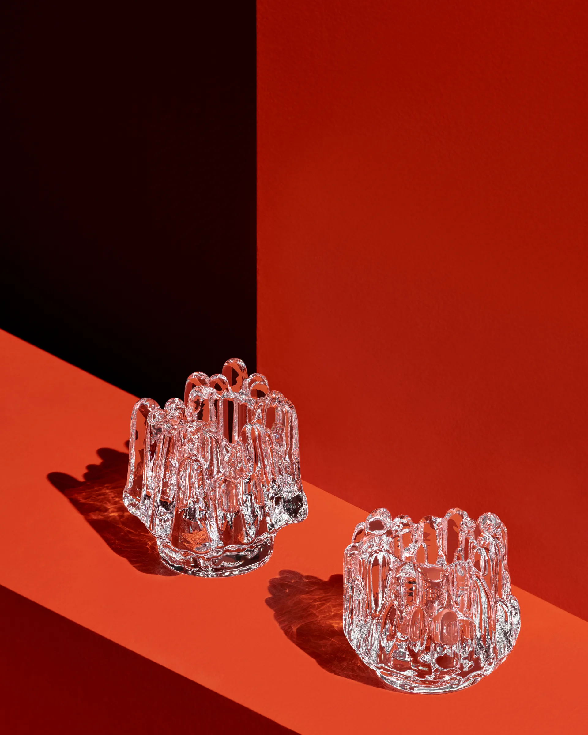 Polar - świecznik 112 cm, Przezroczysty Kosta Boda