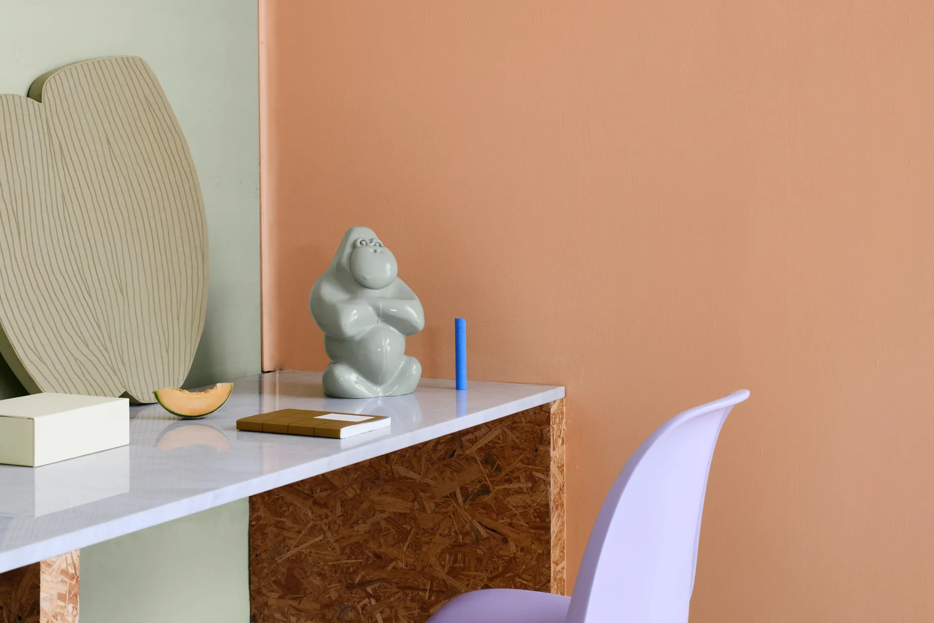 Rzeźba Gabba Gabba Hey 305 mm, Jasny beż Kosta Boda