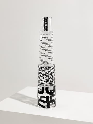 Salong Betong highball szklanka 330 ml 2-pak - Przezroczysty-czarny - Kosta Boda