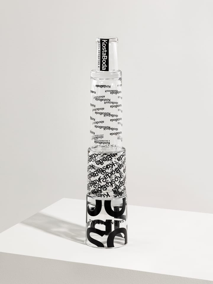 Salong Betong highball szklanka 330 ml 2-pak, Przezroczysty-czarny Kosta Boda