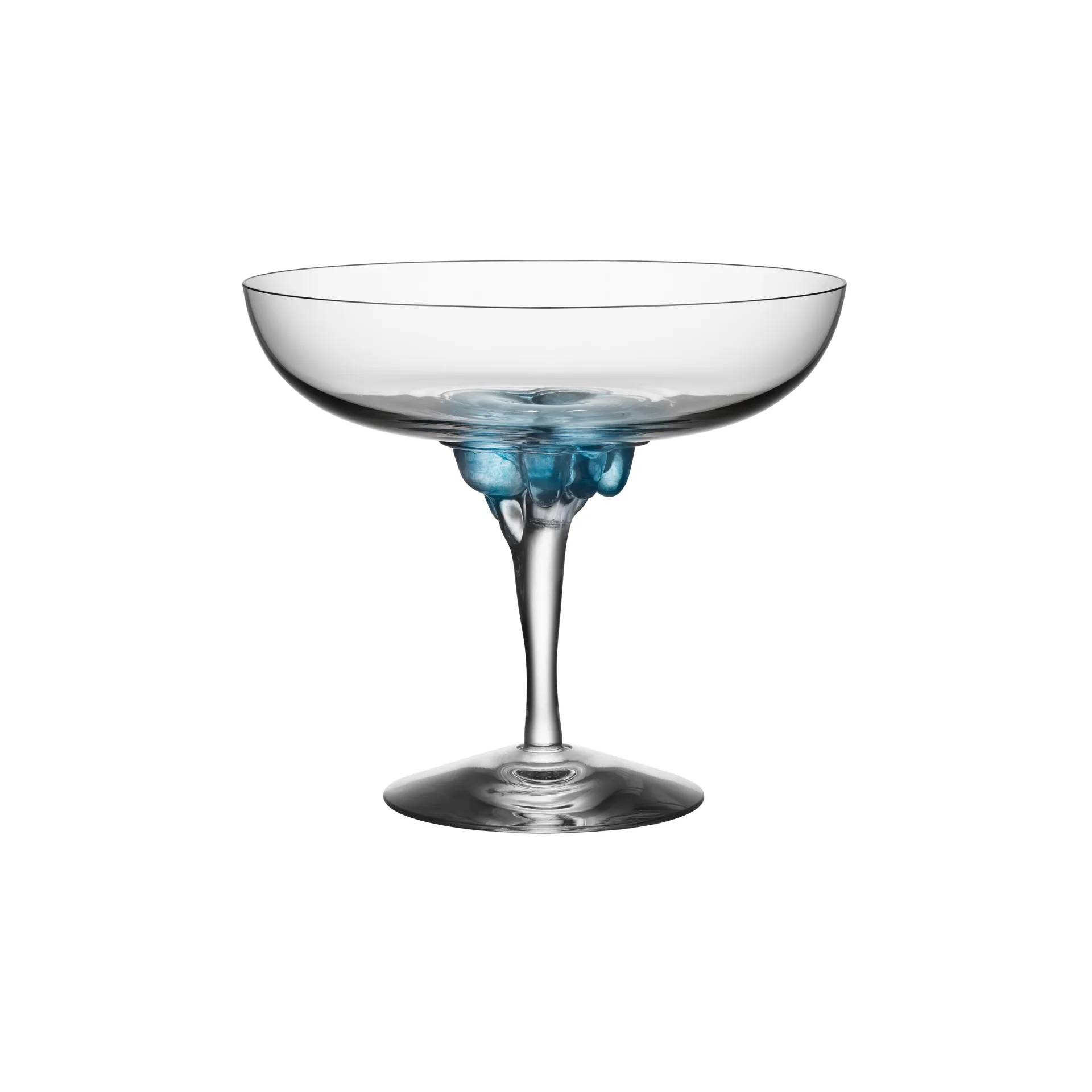 Sugar Dandy kieliszek coupe 320 ml, Niebieski Kosta Boda