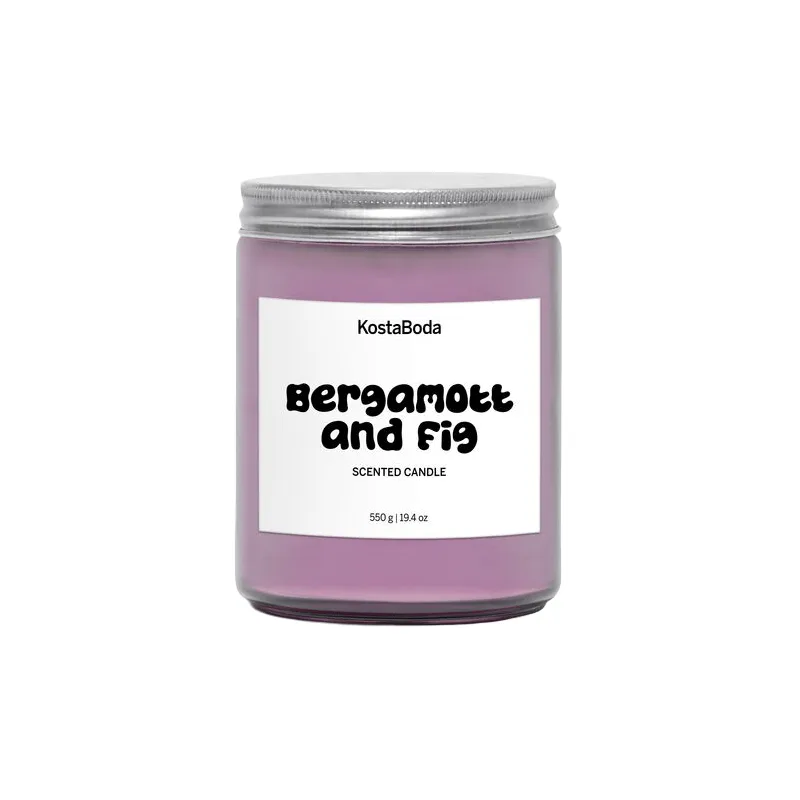 Świeca zapachowa Mind, Bergamott & Fig, 550 g Kosta Boda