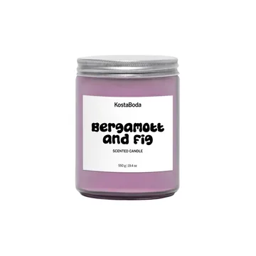 Świeca zapachowa Mind - Bergamott & Fig, 550 g - Kosta Boda