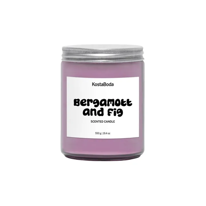 Świeca zapachowa Mind - Bergamott & Fig, 550 g - Kosta Boda