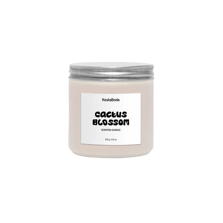 Świeca zapachowa Mind - Cactus Blossom, 330 g - Kosta Boda