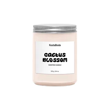 Świeca zapachowa Mind - Cactus Blossom, 550 g - Kosta Boda