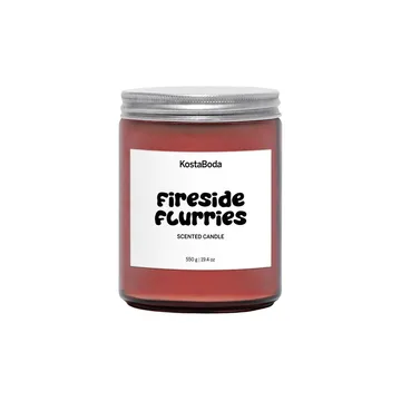 Świeca zapachowa Mind - Fireside flurries, 550 g - Kosta Boda