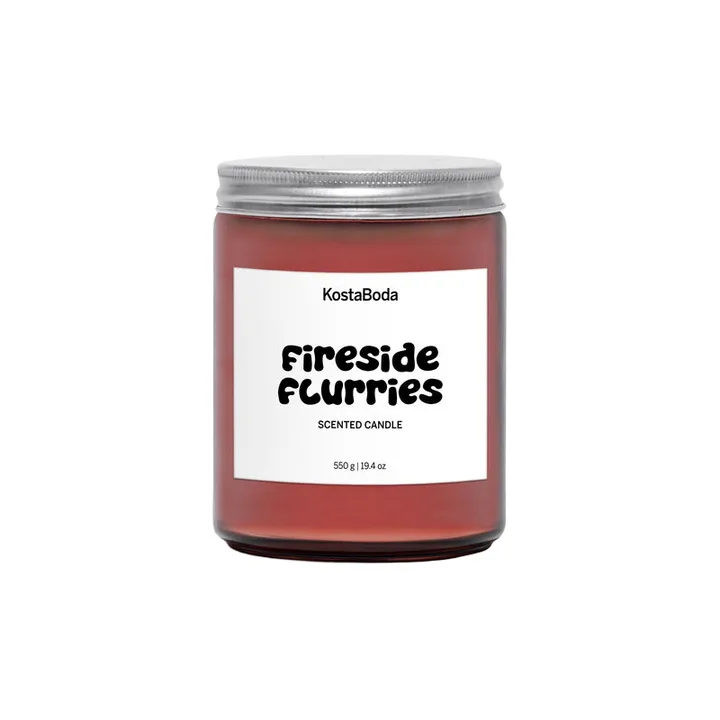 Świeca zapachowa Mind - Fireside flurries, 550 g - Kosta Boda