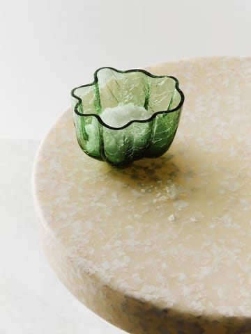 Świecznik Crackle 5,8 cm - Ciemnozielony - Kosta Boda