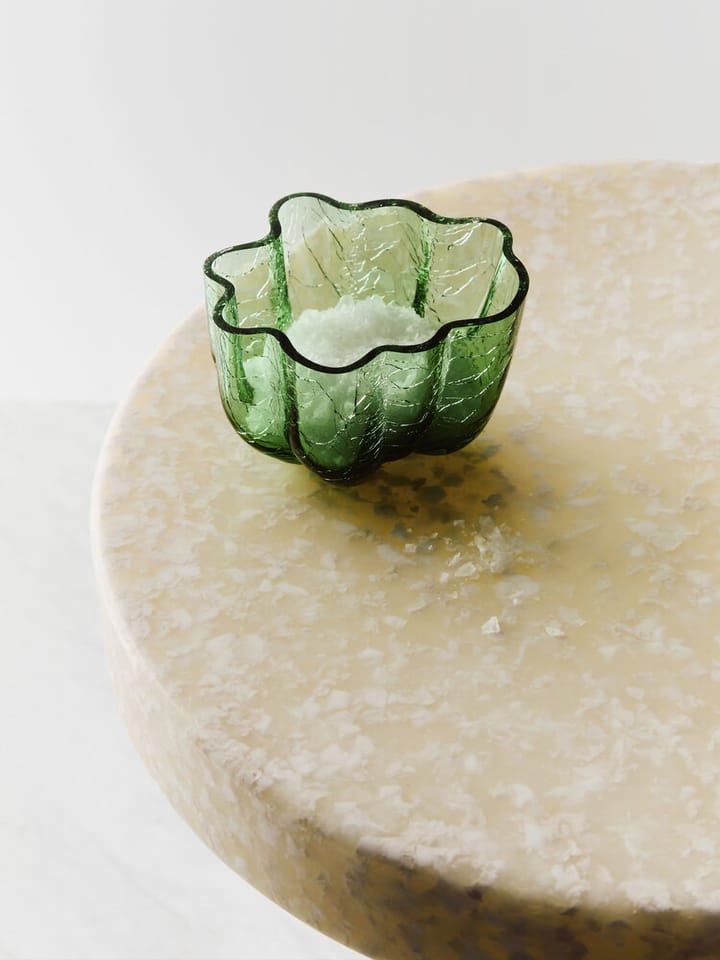Świecznik Crackle 5,8 cm, Ciemnozielony Kosta Boda
